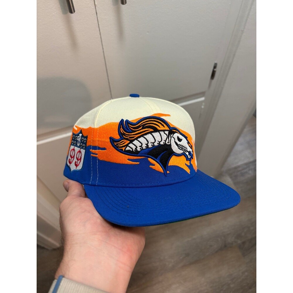 Custom Denver Broncos hat Vintage look